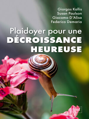 cover image of Plaidoyer pour une décroissance heureuse